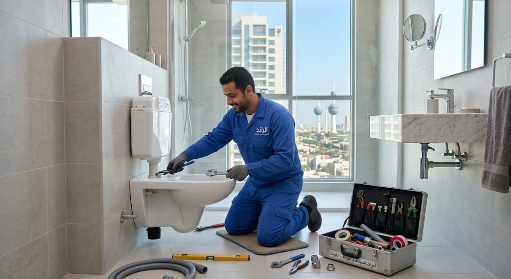 صيانة وتركيب باحترافية | أفضل فنى ادوات صحيه حولى الكويت