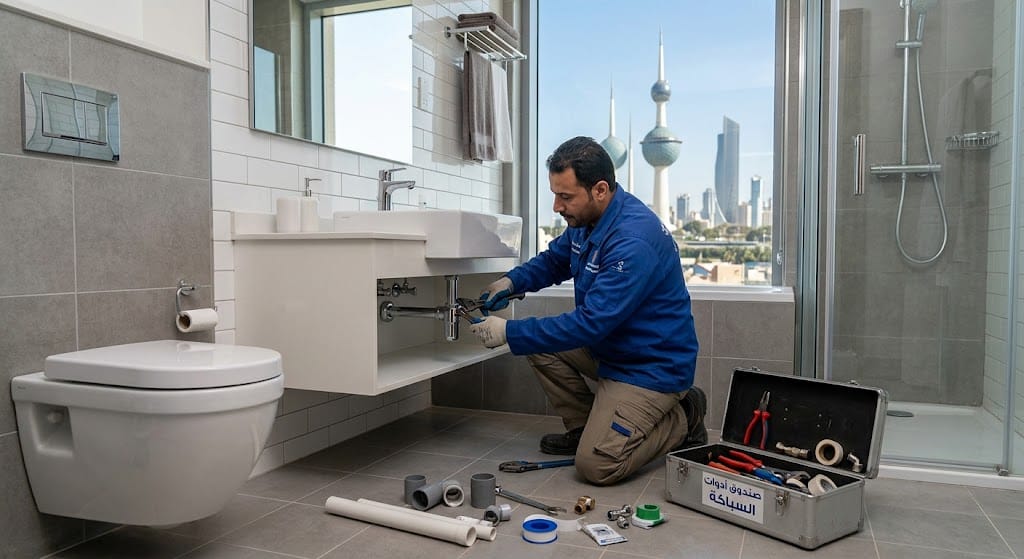 سرعة واحترافية في الصيانة | أفضل فني صحي جمعية حطين الكويت
