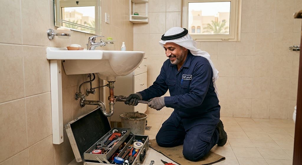 صيانة وتركيب موثوق | أفضل فني صحي جمعية البدع الكويت