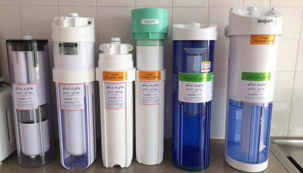 الفرق بين أنواع فلاتر المياه