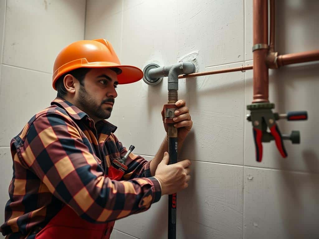 سباك أم فني صحي